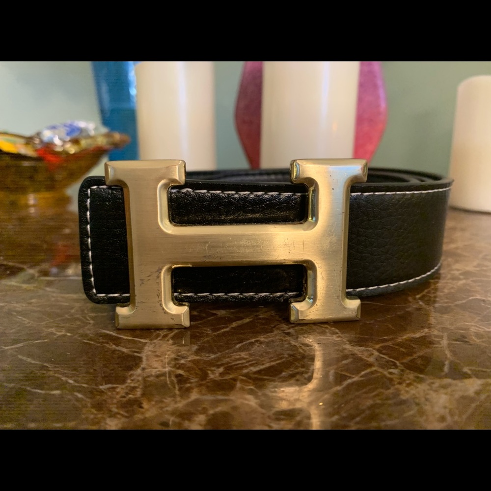 Hermès Constance Leather Belt and buckle - size 45
